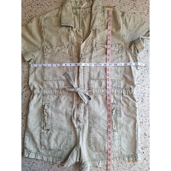 Free People Rhodes Utility Chino One Piece Coverall - Picture 10 of 11